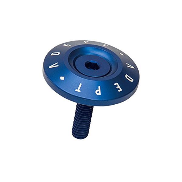 ブルー/-/-・パッケージ個数:1・＃6061 アルミ合金 切削 キャップ・マット アノダイズド フィニッシュ・オーバーサイズ用28.6mm・M6 x 25mm アルミ合金 ボルト付属・重量：8g