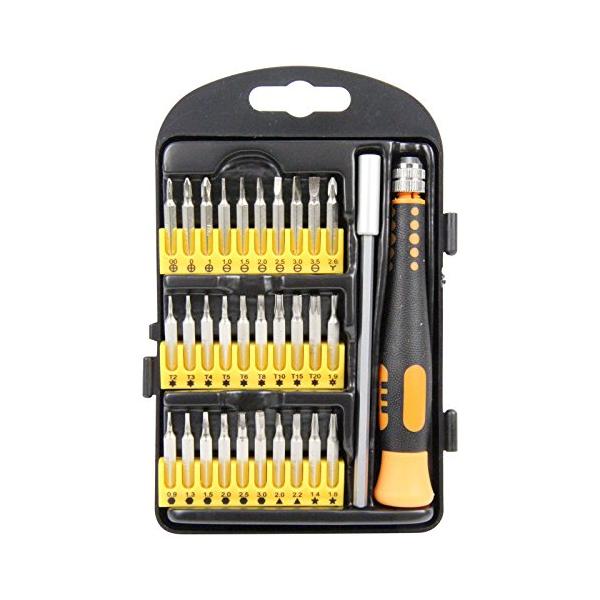 E-Value 精密ドライバーセット ビット30種+ハンドル+エクステンション