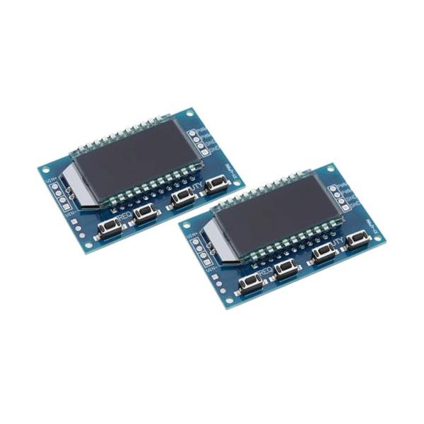 電圧と周波数：3.3-30V直流電圧範囲と1Hzから150kHzのPWM周波数範囲を提供し、各種の実験需要を満たす。信号負荷能力：出力電流5-30mA程度。・簡単な構成：4つの独立したボタンを搭載し、周波数とデューティサイクルを簡単に調整で...