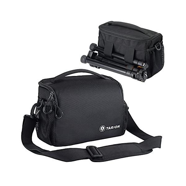 他サイト： TARION カメラバッグ ショルダーバッグ コンパクト 軽量 撥水加工 ボディバッグ スリングバッグ 一眼レフカメラケース 撮影バッグ 日常用の商品画像