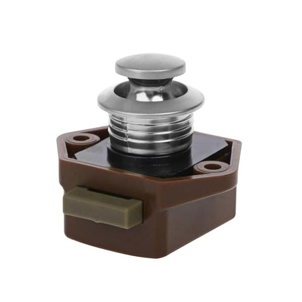 ブラウン/-/ADOFUN・カムロックフィッティングこのプッシュボタン式ロックは、一度取り付けると、ボタンを押すだけで開けることができ、使用する際に鍵は必要ない。 引き出しやキャビネットの扉など、使用頻度の高いものに適しています。・製品内容...