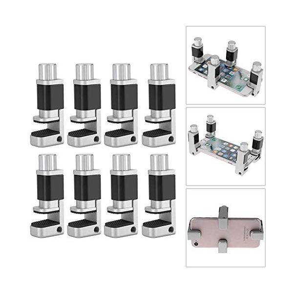 他サイト： Voluxe 携帯電話修理ブラケット、スクリーン固定クランプ内部のゴムは、家庭用電話用タブレットの傷からスクリーンを保護することができます8PCの商品画像