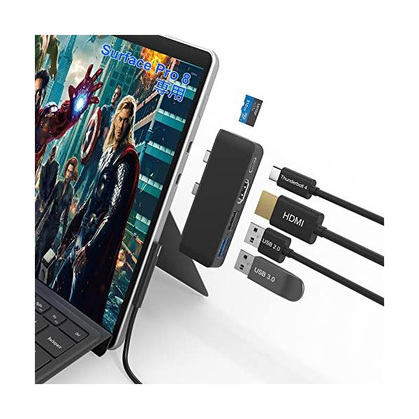 本物◇ ❤6in1超多機能 ❤Surface Pro ハブ ドッキングステーション