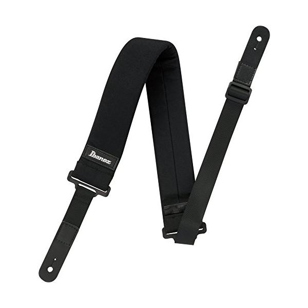 他サイト： Ibanezアイバニーズ POWERPADストラップ ショートタイプ ブラック GSF50S-BKの商品画像