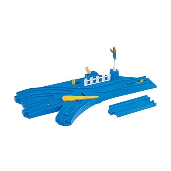 他サイト： プラレール 自動ポイントレール1/2直線レール1本付 R-16の商品画像