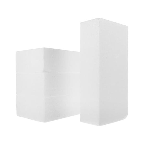 ホワイト/5X10X20CM/1・プロジェクト用発泡ブロック: ????????工芸用発泡ブロック: 厚い発泡ボード、ポリスチレン長方形発泡ブロック、アート彫刻、彫刻、モデリング、ホームdiy用のクラフト発泡レンガ。模型、手紙、壁の装飾、造...