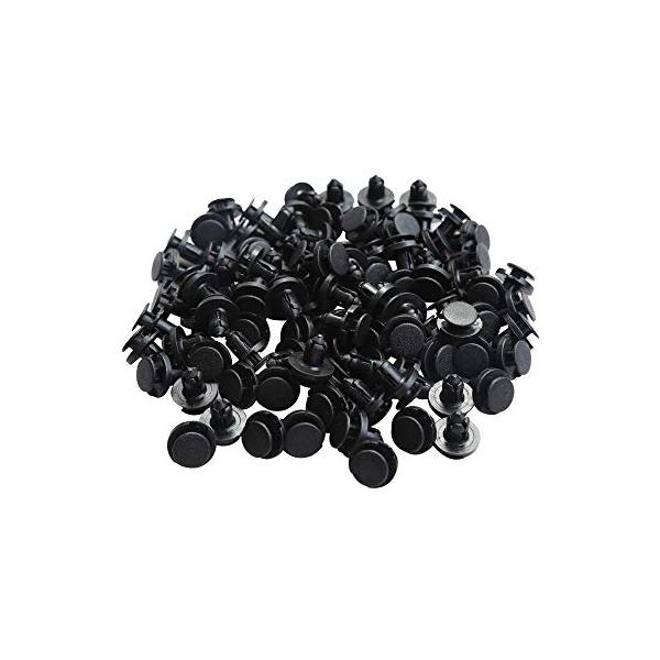 他サイト： Dihooトリムクリップ 8mm 100個入り クリップ 内装 リベット ファスナー リテーナー プラスチック製 自動車 マツダ/トヨタ/スズキの商品画像