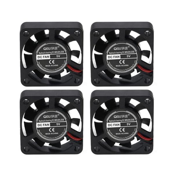 -/4PCS 5V/JPL359・Size:4PCS 5V・高品質：ファンは静かな油圧ベアリングを採用しており、油圧ベアリングはオイルベアリングより優れており、より安定して長寿命、継続作業に適しています。・便利で持ち運び可能：小型ながら風量...