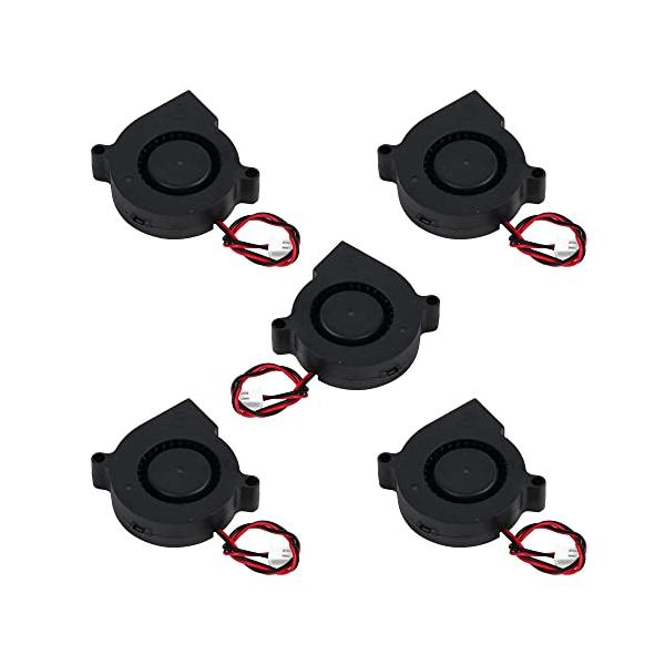 パッケージ個数:5・冷却または換気が必要なエリアに大量の空気を供給するために使用されます・3Dプリンター、ヒーター、小型PCなどの家庭用小型電力網のメンテナンスや交換に適しています・マイクロサイズと軽量設計で、3D プリンターのホットエンド...