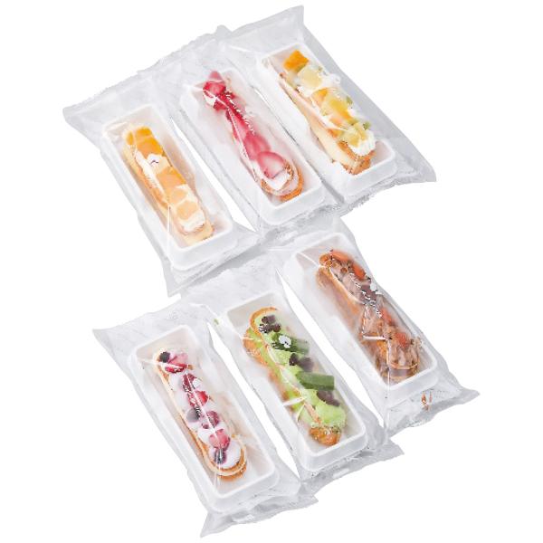 クレーム デ ラ クレーム プレミアムバトンシューアイスケーキ6個 洋菓子 和菓子 (#1259-014)