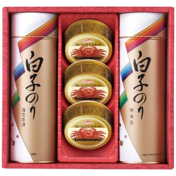 白子のり のり・お茶漬け・かに缶詰合せ SN-400 調味料 その他詰合せ (#1248-061)