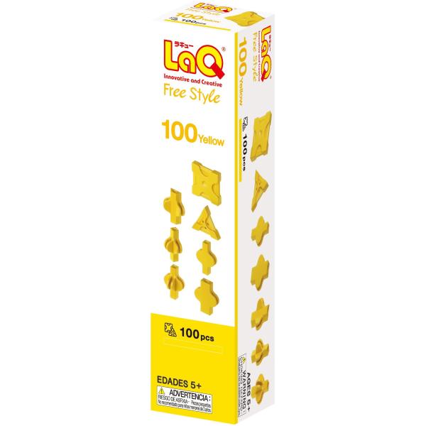 他サイト： ラキュー (LaQ) フリースタイル(FreeStyle) 100イエローの商品画像