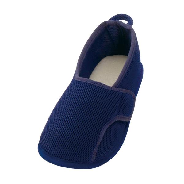 他サイト： 徳武産業 介護シューズ あゆみ 早快マジック レギュラー 紺 LLサイズ 2502の商品画像