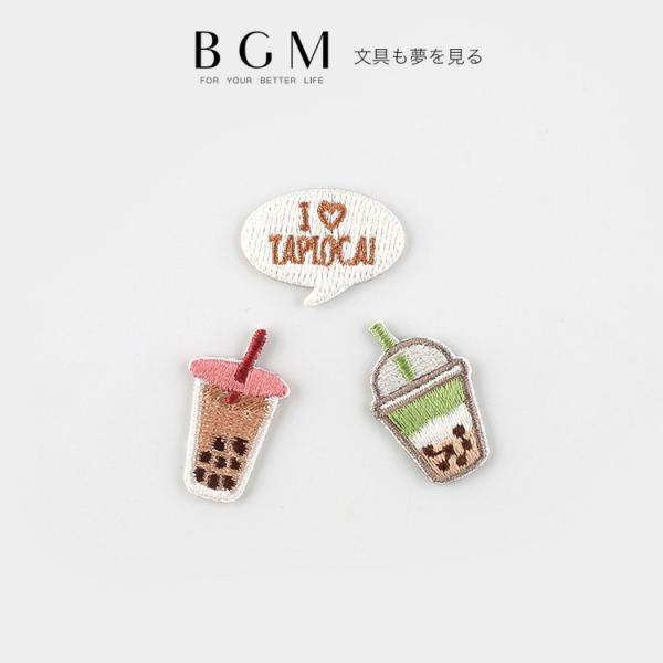 Bgm 刺繍ステッカー マイタグ タピオカ Tapioka おしゃれ カフェ ドリンク タピオカミルクティー Be Mtc010 ビージーエム マイ タグ ししゅうシール Others Bgm Be Mtc010 Gute Gouter 通販 Yahoo ショッピング