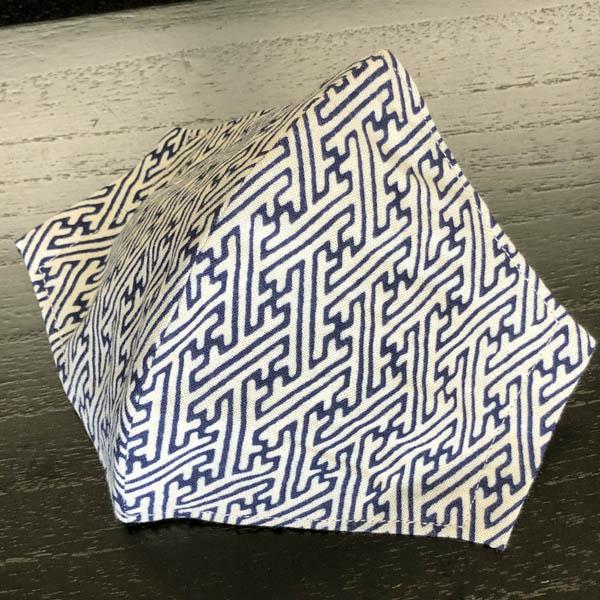 着物屋が作った和柄布マスク 紗綾形 さやがた 本染江戸手ぬぐい使用 おしゃれ 男性用女性用あり 洗える 日本製 Ms3654 みけねこ本舗 通販 Yahoo ショッピング