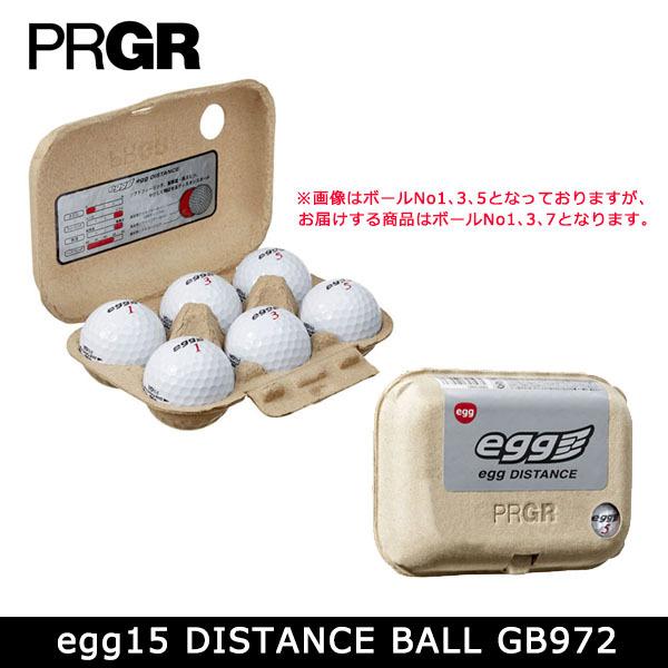 Prgr プロギア Egg15 Distance Ball Gb972 エッグ ディスタンスボール 半ダース 6個 ゴルフボール 日本正規品 Prgr Negg Ball Oz ゴルフショッピングsomethingfour 通販 Yahoo ショッピング