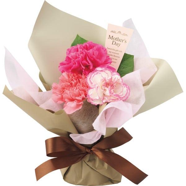 母の日 アンリ・シャルパンティエフィナンシェとスタンディングブーケのセット メーカー直送 / F-26 送料無料 花 ギフト 花とお菓子 生花 JGS 母の日ギフト2026