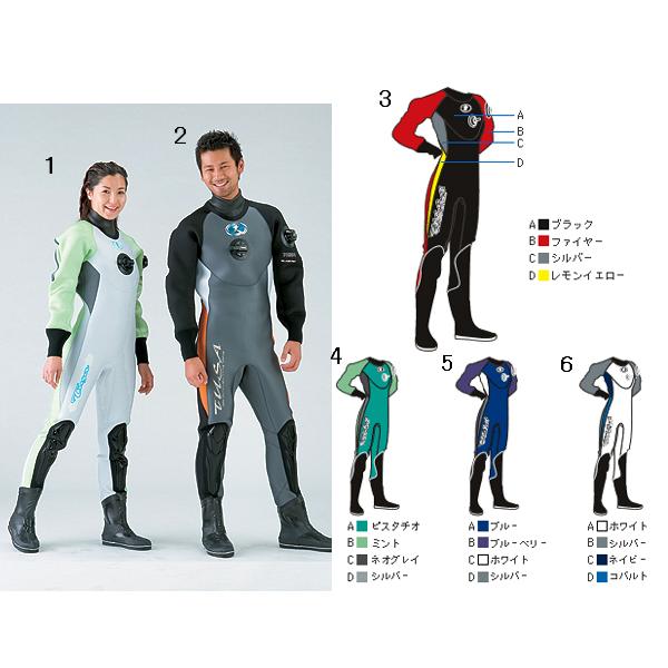 TUSA ダイビング ドライスーツ 【公式通販】