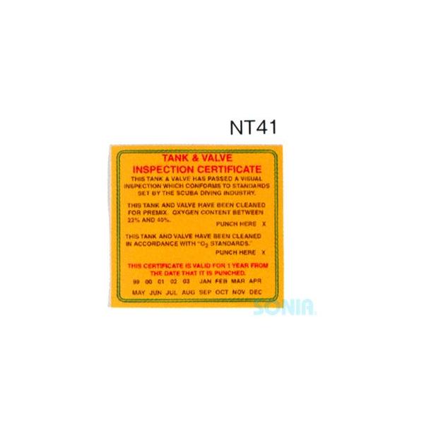 HUSE�i�q���[�Y�j 1403/1404 NITROX NT41 �����X�e�b�J�[/NT42 �^���N���e�ؖ��X�e�b�J�[