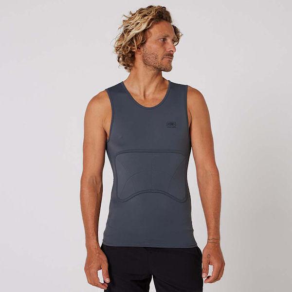 OCEAN＆EARTH（オーシャンアンドアース） リブガード バッドベスト MENS RIB GUARD PADDED VEST CHACOAL