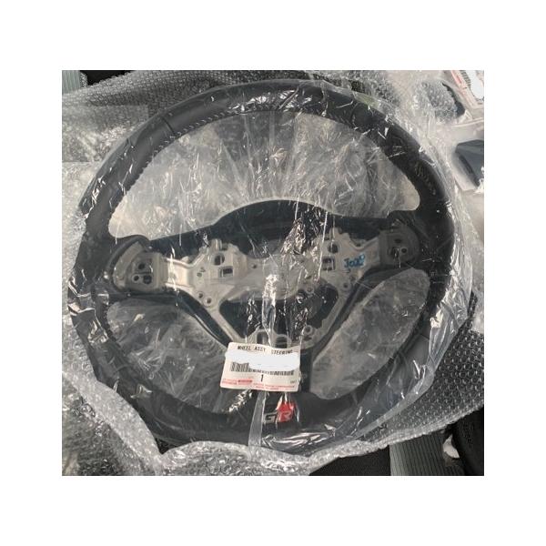 ☆ 新品 トヨタ 純正 GR SPORT用本革巻きステアリング C-HR ヴィッツ