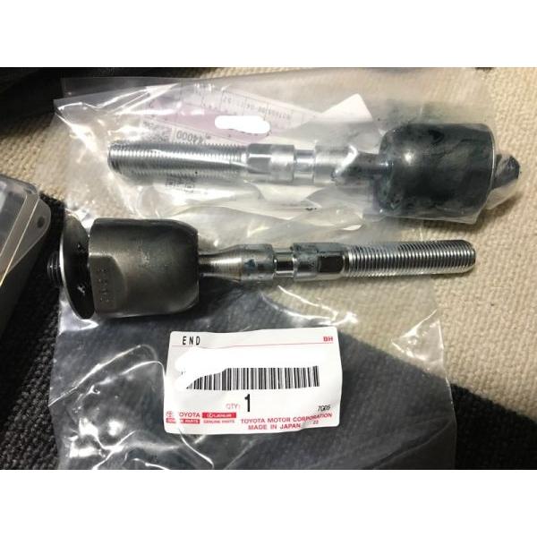 AE86 ラックエンド ☆ トヨタ 純正 新品 AE86 AE85 ステアリング ラックエンド 左右セット