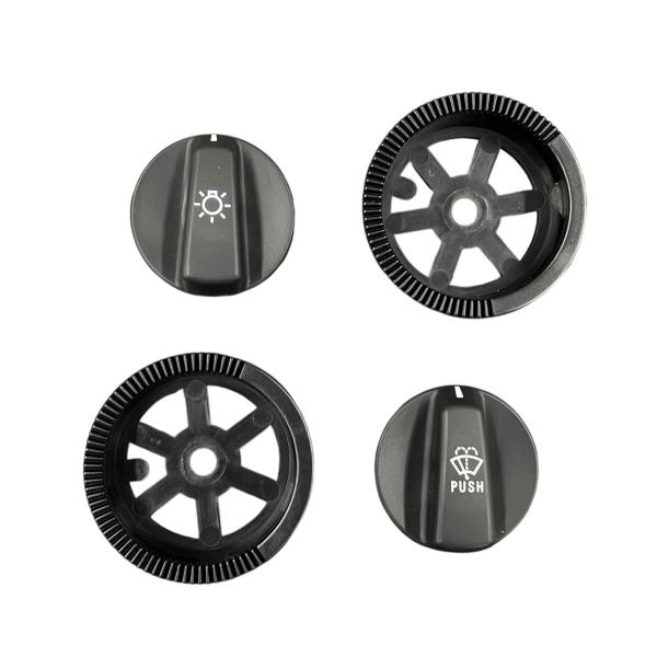 ☆ トヨタ 純正 新品 AE86 ライト ワイパー スイッチ ノブ 4点セット