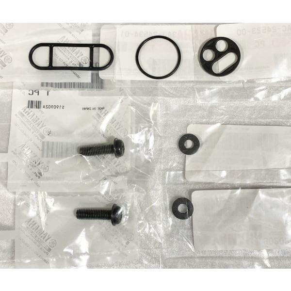 ☆ヤマハ純正新品☆XJR400 ガソリンコック パッキン セット 7点 YSP