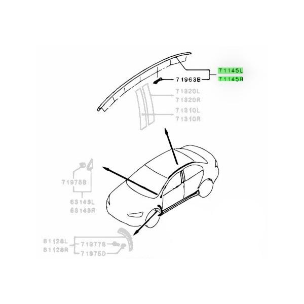 ☆ 三菱 純正 新品 CZ4A ランサー エボリューション 10 ランエボX 2007