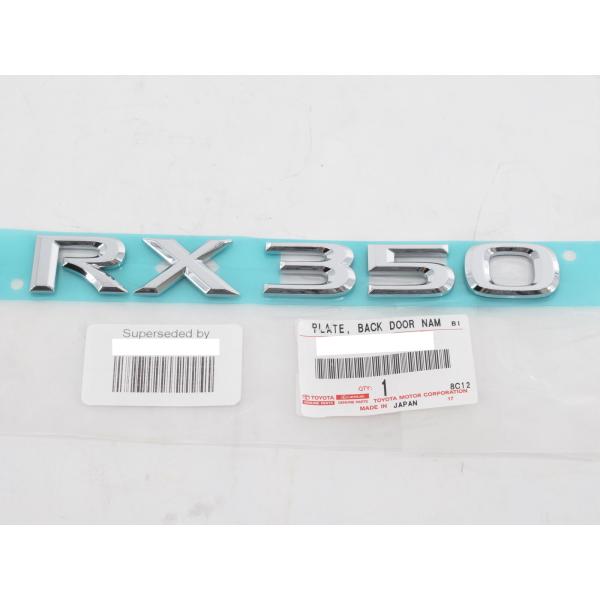 ☆ レクサス 純正 新品 RX リア エンブレム RX350 GGL1# 10 2008