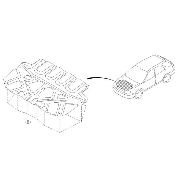 ☆ スバル 純正 新品 インプレッサ GDA GDB C〜E GGA D〜E ボンネット