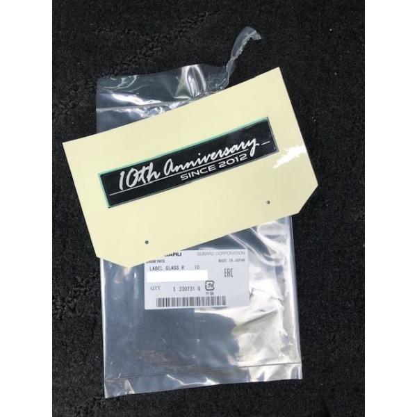 ☆ スバル 純正 新品 86/BRZ 10th Anniversary ステッカー Sticker 