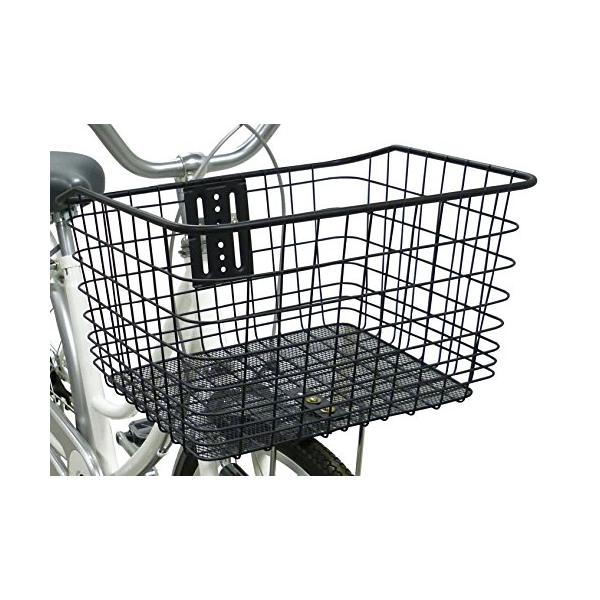キャプテンスタッグ(CAPTAIN STAG) ワイヤーバスケット 前用 角型 BIG ブラック Y-5247