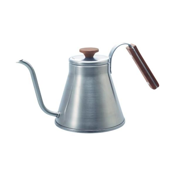 HARIO(ハリオ) V60 ドリップケトル・ウッド 実用容量800mL 直火/IH対応 シルバー プレゼント ギフト 贈り物 VKW-120-HSV