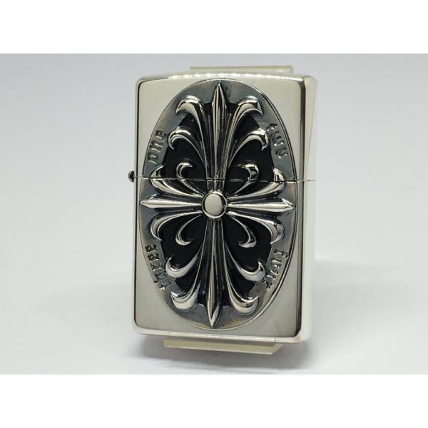 他サイト： ZIPPO[ジッポー]METAL EMBLEM(メタルエンブレム)銀メッキいぶし仕上げ 2SIM-CROZSの商品画像