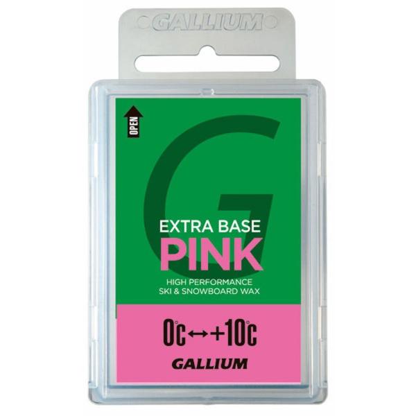 GALLIUM(ガリウム) EXTRA BASE PINK SW2076 ホットワクシング用ワックス 0~+10℃ 100g スキー スノーボード
