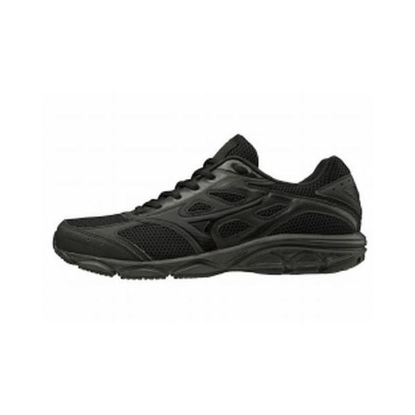 ミズノ ランニングシューズ【マキシマイザー21】 27.5cm ブラック mizuno K1GA190209 体育 ジョギング ウォーキング