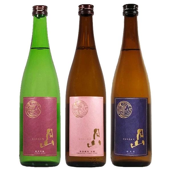 日本酒 月山 飲み比べ3本セット 720ml （純吟・出雲・純米）【吉田酒造株式会社 島根県】