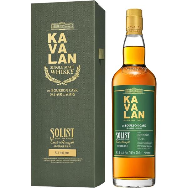 カバラン　ソリスト　ウィスキー　バーボンカスク　700ml KAVALAN（カバラン） ソリスト バーボン カスク カスクストレングス