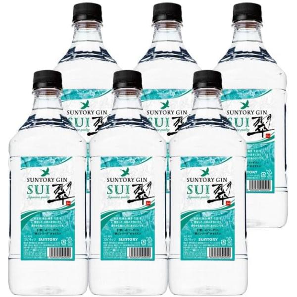 3つの和素材を使用した日本の食事に合う清々しく香るジャパニーズジン。柚子の香りが爽やかに感じられ、緑茶のまろやかさと生姜のキリッとした後味が、スッキリと軽やかに楽しめる爽やかな味わい。商品詳細名称　サントリー ジャパニーズジン 翠(SUI)...