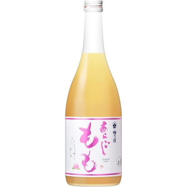 梅乃宿 あらごしもも 8度 720ml【梅乃宿酒造 奈良県】