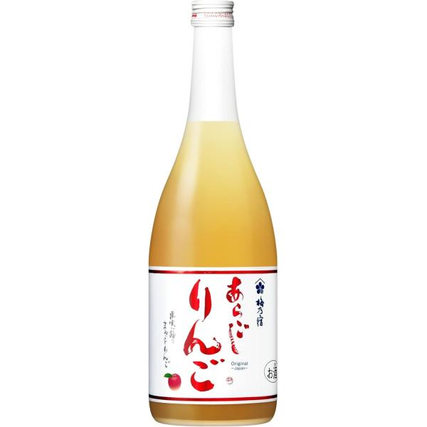梅乃宿 あらごしりんご 7度 720ml【梅乃宿酒造 奈良県】