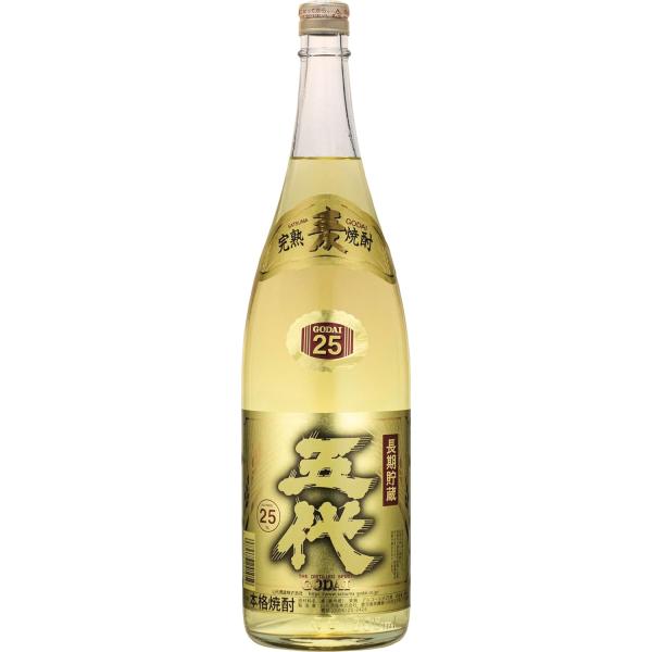 麦焼酎 五代麦 長期貯蔵酒 25度 1800ml【山元酒造 鹿児島県】