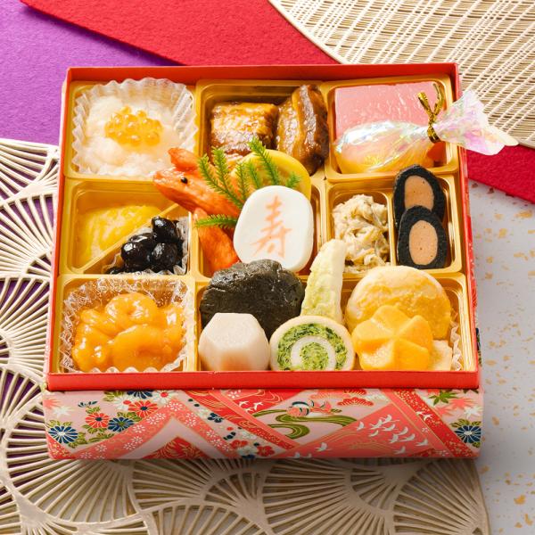 ふくなお 和風おせち「やわらかおせち重」 約1人前 一段重 合計19品