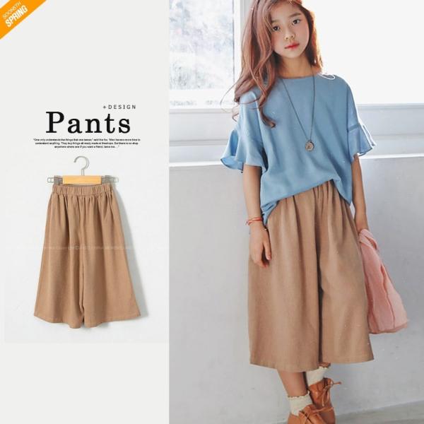 ワイドパンツ ガウチョパンツ キッズ ガウチョ ボトムス ゆったりサイズ感 ベーシック 韓国服 子供服 キッズ ジュニア 女の子 男の子 100cm 160cm ズボン Buyee Buyee Japanese Proxy Service Buy From Japan Bot Online