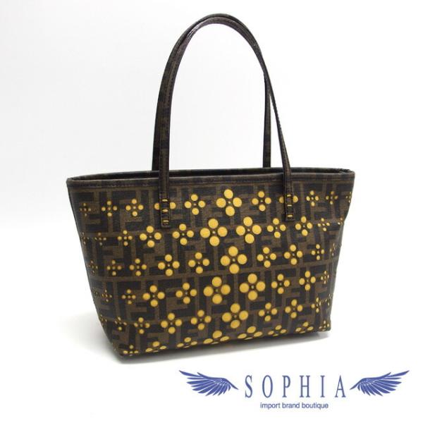 フェンディ ズッカ トートバッグ パンチング フラワー[20210721