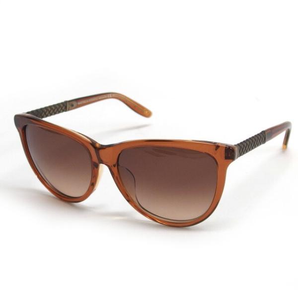 ボッテガヴェネタ サングラス イントレチャート柄 クリアフレーム