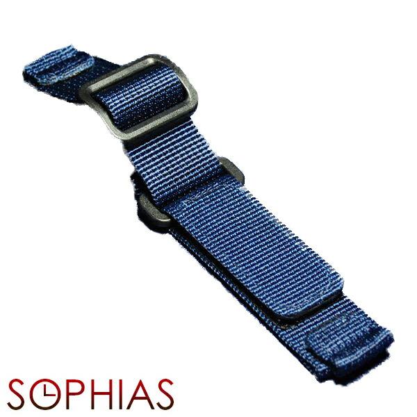 腕時計替えベルト ナイロンベルト マジックテープ式 ブルー mm幅 Wp Ky 時計のソフィアス ヤフー店 通販 Yahoo ショッピング
