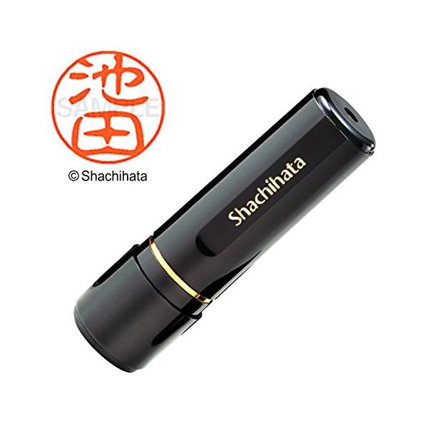 シャチハタ 印鑑 ハンコ ブラック11 XL-11 印面11ミリ 池田 : sopo