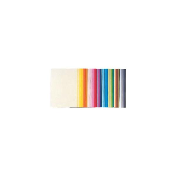 大王製紙 画用紙 再生色画用紙 四ツ切サイズ 100枚入 うすくりーむ(薄クリーム)